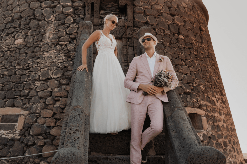 couple fuerteventura wedding